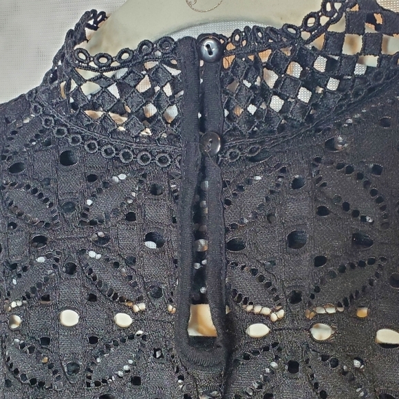 Black Sheer Blouse - Picture 4 of 4